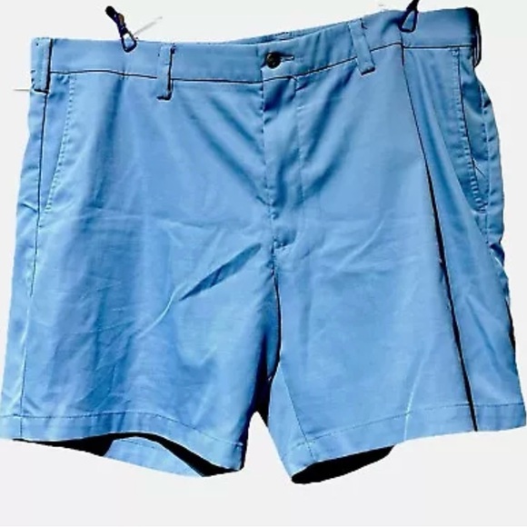 Callaway Golf Mens 40x7 Shorts Flat Front Slate Blue Quick Dry Lightweight - Picture 1 of 8